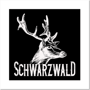 Schwarzwald Heimat mit Hirsch Posters and Art